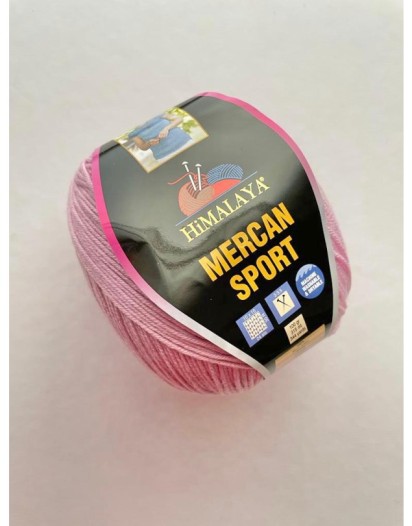 MERCAN SPORT YARN  10137 PINK