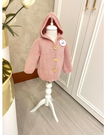 BABY CAPPED CARDIGAN 6-9 MONTH
